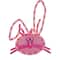 17" Pink Lighted Bunny Head Easter Window Silhouette